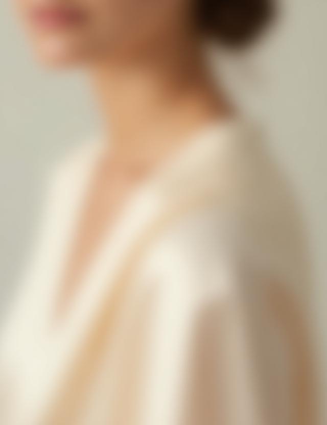 Silk blouse with subtle sheen