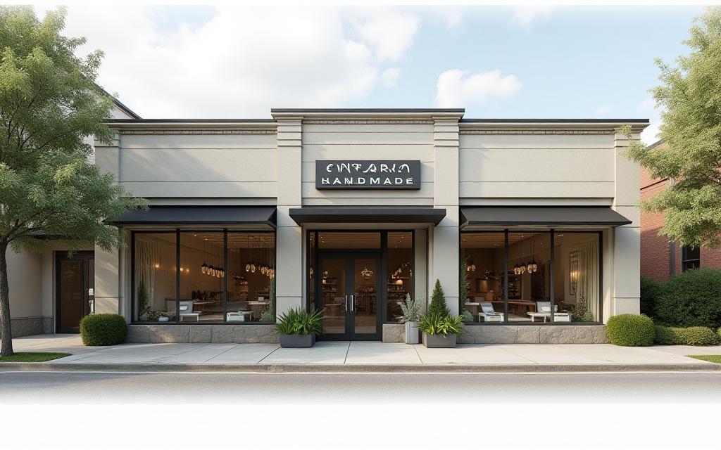 Exterior of the Ontario Handmade studio